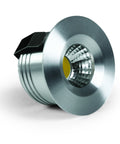 Lisa LED 1/3W, 67lm/200lm, 350/700mA, 3000K,40°, IP20, alu