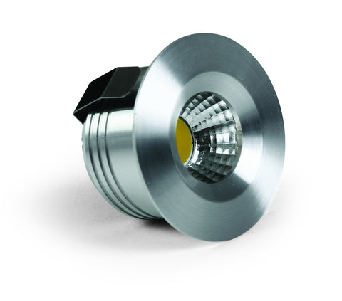 Lisa LED 1/3W, 67lm/200lm, 350/700mA, 3000K,40°, IP20, alu