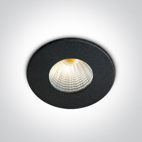 Lisa LED 1/3W, 67lm/200lm, 350/700mA,3000K,40°,IP20, negru
