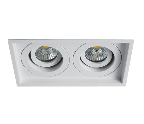 Noel-S/A2 2x50W GU10 MR16, 100-240V, IP20, alb