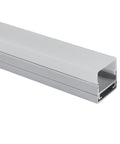 aluminiu profile 7906/AL+PMMA opal square diffuser,2 meters