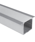 aluminiu recesed profile 7910R/AL+PC opal diffuser,2 meters