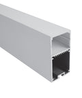 aluminiu profile 7910/AL + PC opal diffuser, 2 meters