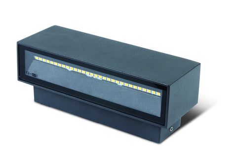 Pella-S2 LED 2x6W 3000K 2x420lm, IP54,antracit