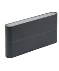 Clara 1 LED 2x3W, 3000K, 2x210lm, 230V, IP54,antracit