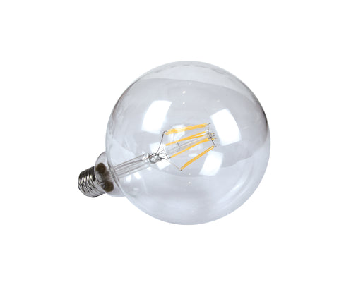 LED Globe lamp 7W, 2700K, 600lm, E27, 230V, G125, klar