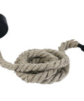Rope Line II pendant lamp, E27, l=2m, negru