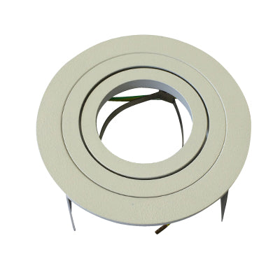 Punto-A/AL MR16, GU10, 50W IP20, adj., leaf springs, alb