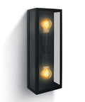 Still B wall light 40W 2xE27 100-240V IP43 negru