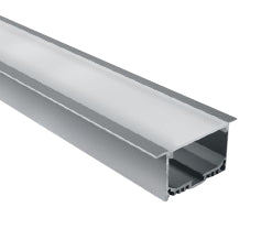 Alu Recessed Profile ptr.40mm Strips+Opal capac 2m