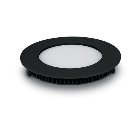Sutil Round2 LED 8W, 3000K, 480lm, 120°, IP40, negru