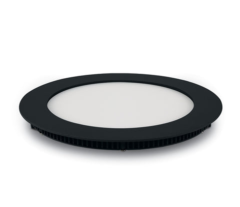 Sutil Round2 LED 12W, 3000K, 720lm, 120°, IP40, negru