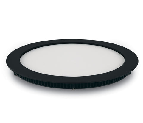 Sutil Round2 LED 18W, 3000K, 1080lm, 120°, IP40, negru