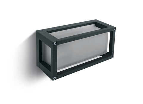 Bono-WL-I-S wall lamp 15W E27 IP54antracit