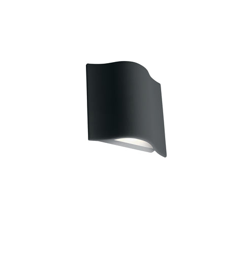 Emi LED 6W wall lamp 400lm 3000K 230V IP54antracit