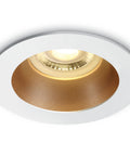 Ula 10W MR16 GU10 IP20 alb cu alama reflector