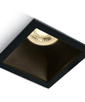 Ula 10W MR16 GU10 IP20 negru cu negru reflector