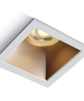 Ula 10W MR16 GU10 IP20 alb cu alama reflector