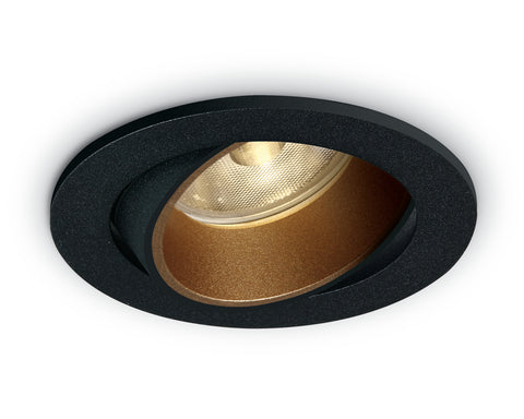 Yero II 7W LED 550lm 3000K 35° 700mA IP20 dimabil negru