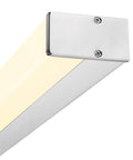 Bath Square Small, LED, 23W, 4000K, 1650lm, IP44, crom