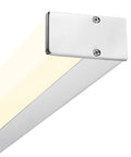 Bath Square Small, LED, 23W, 3000K, 1650lm, IP44, crom