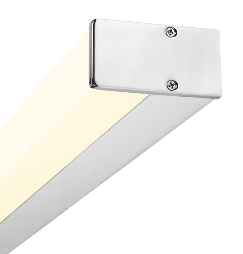 Bath Square Small, LED, 23W, 3000K, 1650lm, IP44, crom