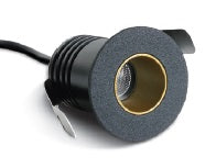 Mercury 3, 2W, 3000K, 100lm, 700mA, 30°, IP65, negru, dim