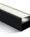 Alu Profil ptr. 45mm Banda+Opal Difuzor 2m negru