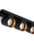 Acrux 3x10W GU10 MR16 110-240V IP20 negru