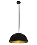 Cil suspendat Dela, 20W, E27, 100-240V, IP20, negru