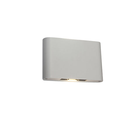 Sena LED, 2x6W, 2x400lm, 3000K, 230V, IP54, alb