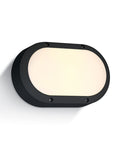 Teiko Oval LED, 10W, 600lm, 3000K, 230V, IP54, negru