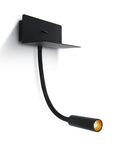 Swan SQ 3W, 150lm, 3000K, 100-240V, IP20, 36°, negru