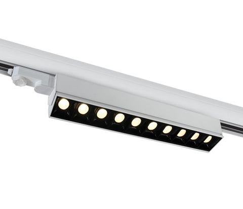 Gilo LED 10x5W, 10x400lm, 3000K, 230V, IP20, 30°, alb