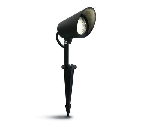 Gill-S LED 8W, 520lm, 3000K, 24VDC, IP65, 38°, negru
