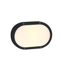 Teiko Oval Wall luminaire 2x20W, E27, 100-240V, IP54, negru