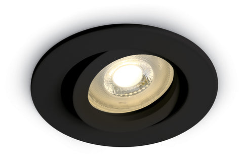 Saturn 1, 50W , MR16, GU10, 110-240V, IP20, negru