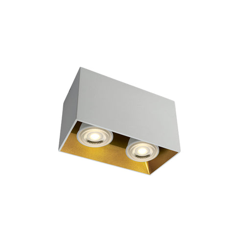 Miko Square F GU10 2x10W 220-240V IP20 alb