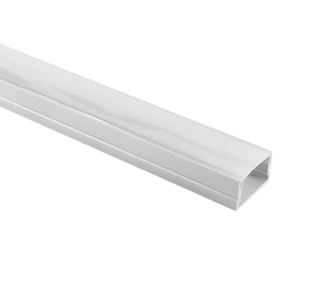 alb profile 7905/W + PC opal Abdeckung, 2 Meter alb