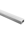 aluminiu profile 2 Meter incl. PC opal capac, aluminiu