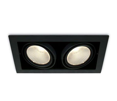 Krona-L/A2 2x30W 2x2700lm 3000K 38° 220-240V IP20 negru