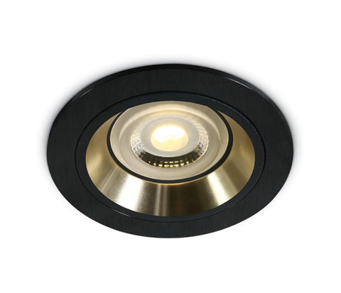 Raul GU10 50W 220-240V IP20 negru-gold