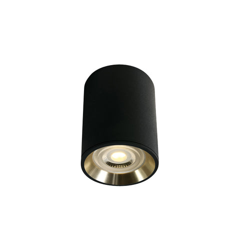 Kirsten GU10 10W 220-240V IP20 negru-gold