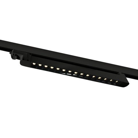 Linear Track 2 LED 15X1W 1200lm 3000K 30° 230V IP20 negru