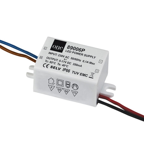 LED driver 350mA 2-6W LED IP66 230V