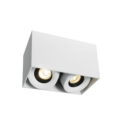 Pukki Square LED 2x8W 2x640lm 830 36° 230V 350mA IP20 alb