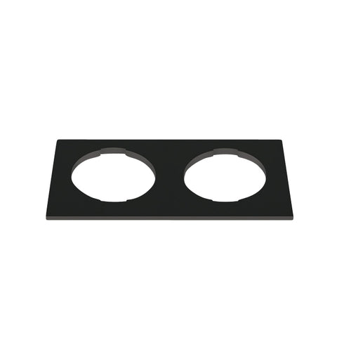 Square capac frame2-fach ptr.Bea negru