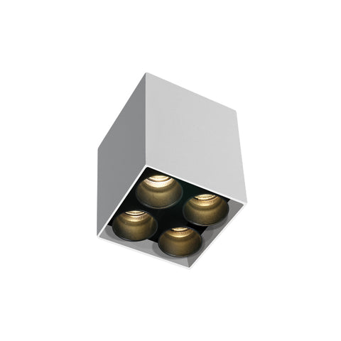 Kiko Square F LED 10W 800lm 3000K 25° Ra85 230V IP20 alb