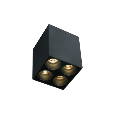 Kiko Square F LED 10W 800lm 3000K 25° Ra85 230V IP20 argint