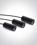 Burgos M 3x20W 230V E27 IP20 negru